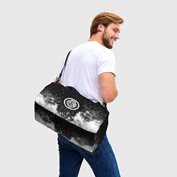 Сумки спортивные Inter белый всплеск краско, цвет: 3D-принт — фото 2