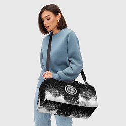 Сумки спортивные Inter белый всплеск краско, цвет: 3D-принт — фото 2