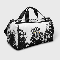 Спортивная сумка Juventus белые краски текстура