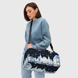 Сумки спортивные Салют в новогодней Москве, цвет: 3D-принт — фото 2