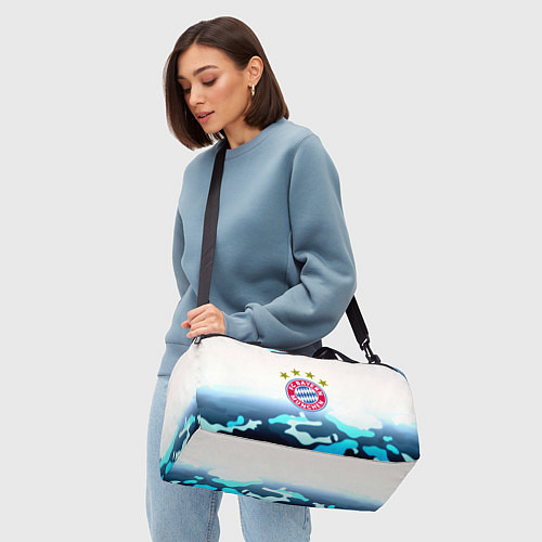 Спортивная сумка Бавария Мюнхен камуфляж / 3D-принт – фото 4