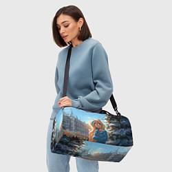 Сумки спортивные Лошадка на новогодней площади, цвет: 3D-принт — фото 2