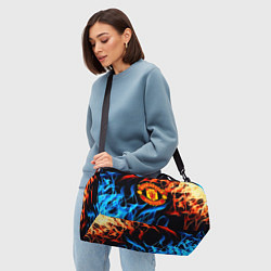 Сумки спортивные Манчестер Юнайтед огонь битва, цвет: 3D-принт — фото 2