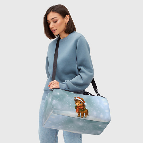 Спортивная сумка Милый конек / 3D-принт – фото 4