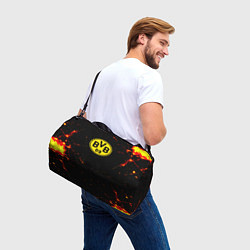 Сумки спортивные Боруссиа огненные краски текстура, цвет: 3D-принт — фото 2