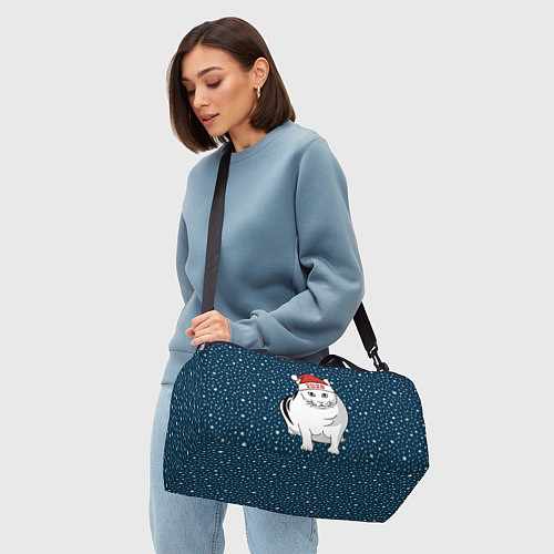 Спортивная сумка Кот мем - 2026 / 3D-принт – фото 4