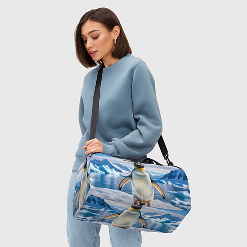 Спортивная сумка Императорский пингвин / 3D-принт – фото 4