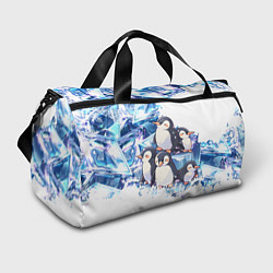 Спортивная сумка Пингвины и лёд