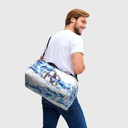 Сумки спортивные Пингвины и лёд, цвет: 3D-принт — фото 2