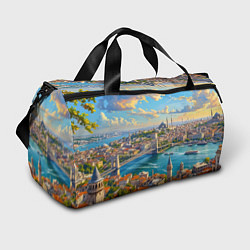 Сумки спортивные Сплетение эпох над Босфором, цвет: 3D-принт