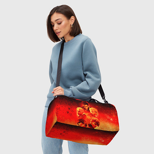 Спортивная сумка Big Bang: Flame Boys / 3D-принт – фото 4