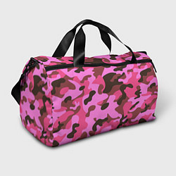 Спортивная сумка Камуфляж: розовый/коричневый