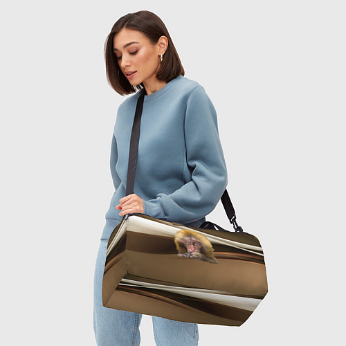 Спортивная сумка Мартышка / 3D-принт – фото 4