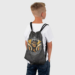 Рюкзак-мешок Камуфляжная обезьяна, цвет: 3D-принт — фото 2