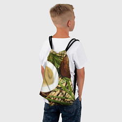 Рюкзак-мешок Кокос, цвет: 3D-принт — фото 2
