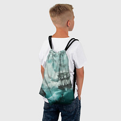 Рюкзак-мешок Море, цвет: 3D-принт — фото 2