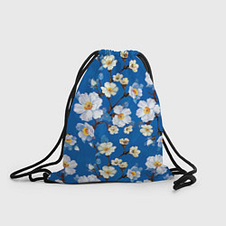 Рюкзак-мешок Цветы ретро 5, цвет: 3D-принт