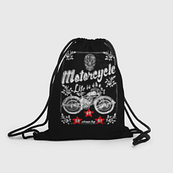 Рюкзак-мешок Moto t-shirt 2, цвет: 3D-принт