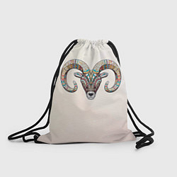 Рюкзак-мешок Баран, цвет: 3D-принт