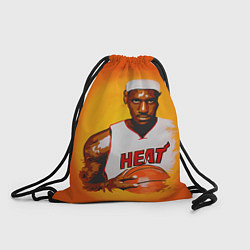 Рюкзак-мешок LeBron James: Heat, цвет: 3D-принт