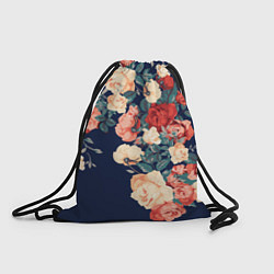 Рюкзак-мешок Fashion flowers, цвет: 3D-принт