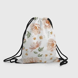 Рюкзак-мешок Красивые цветы, цвет: 3D-принт