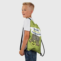 Рюкзак-мешок Учителю информатики, цвет: 3D-принт — фото 2