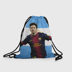 Рюкзак-мешок Messi from Argentina, цвет: 3D-принт