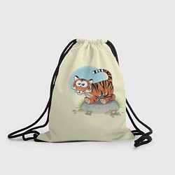 Рюкзак-мешок Маленький тигренок, цвет: 3D-принт
