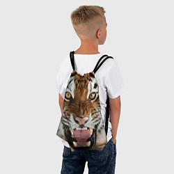 Рюкзак-мешок Свирепый тигр, цвет: 3D-принт — фото 2