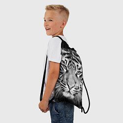 Рюкзак-мешок Мордочка тигра, цвет: 3D-принт — фото 2