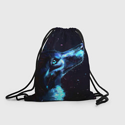 Рюкзак-мешок Лунный волк, цвет: 3D-принт