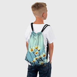 Рюкзак-мешок Ромашки, цвет: 3D-принт — фото 2
