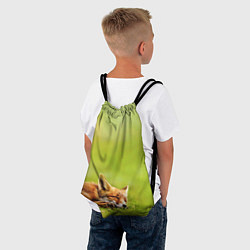 Рюкзак-мешок Лисичка спит, цвет: 3D-принт — фото 2