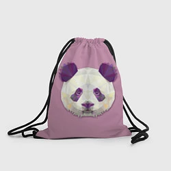 Рюкзак-мешок Геометрическая панда, цвет: 3D-принт