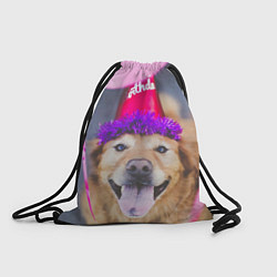Рюкзак-мешок Birthday Dog, цвет: 3D-принт