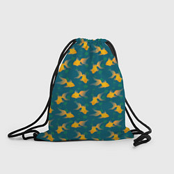 Рюкзак-мешок Золотые рыбки, цвет: 3D-принт
