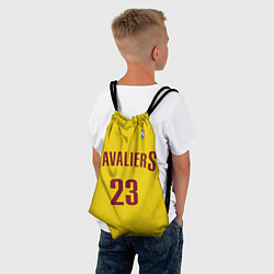 Рюкзак-мешок Cavaliers Cleveland 23: Yellow, цвет: 3D-принт — фото 2