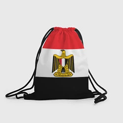 Рюкзак-мешок Флаг и герб Египта, цвет: 3D-принт