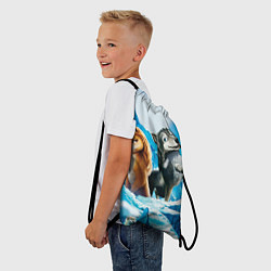 Рюкзак-мешок Альфа и Омега 8, цвет: 3D-принт — фото 2