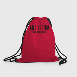Рюкзак-мешок Fall out boy: Save Rock, цвет: 3D-принт