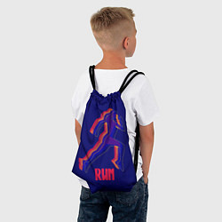 Рюкзак-мешок Спортивный бег!, цвет: 3D-принт — фото 2