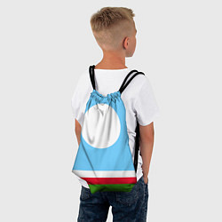 Рюкзак-мешок Республика Саха, цвет: 3D-принт — фото 2