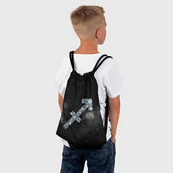 Рюкзак-мешок Космический Стрелец, цвет: 3D-принт — фото 2