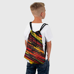 Рюкзак-мешок Темные полоски, цвет: 3D-принт — фото 2