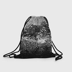 Рюкзак-мешок Чёрно белый цвет, цвет: 3D-принт