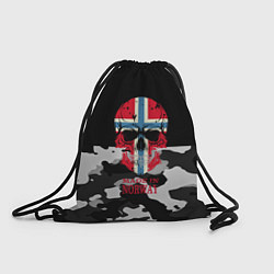Рюкзак-мешок Made in Norway, цвет: 3D-принт