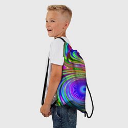 Рюкзак-мешок Галлюцинации, цвет: 3D-принт — фото 2