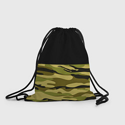 Рюкзак-мешок Лесной Камуфляж, цвет: 3D-принт