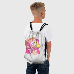 Рюкзак-мешок Дева: Virgo, цвет: 3D-принт — фото 2